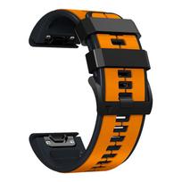 Greito atsegimo 22 26mm silikoninė laikrodžio apyrankė, skirta Garmin Fenix 8 8Pro 7 7X 6 6X Pro 5 5X Plus Quatix/Tactix/D2 Mach 2 Pro/Epix Quickfit 22mm black