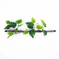 Artificial Reptiles Plant for Climbing Hideouts Terrarium Plastic Jungle False Vine Amphibian Habitat Ornaments 1 green