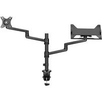 Goobay Deluxe monitor mount with laptop arm (black, for monitors from 17" - 32" (43 - 81cm)) 74417