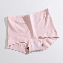 Plus Size Women's Cotton Underwear with Graphene Antibacterial Tummy Control XL rožinė