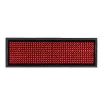 LED Name Tag for Business Rechargeable LED Card Screen for Bar Hotel Party Supermarket School and Restaurant 4 Colors black