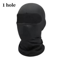 Tactical Balaclava Cap Black Full Face Cover No Hole for Army Cs Bike Motorcycle Sun Protection black