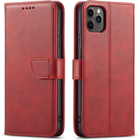 Dėklas Wallet Case Apple iPhone 16e/17e raudonas
