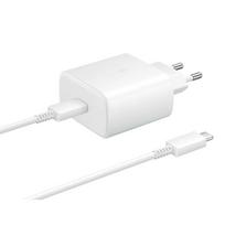 Įkroviklis Samsung EP-TA845 45W + Type-C kabelis baltas