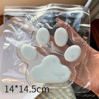 Popular Latest Press Super Large Cat Paw Cute Cat Foot Gentle Rebound Soft Jelly Pinch Decompression Squeeze Toy Antistress Release Toy white