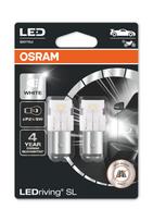 Osram LED lemputės, P21/5W  BAY15d 12V  2.00/0.4W Balta, 2vnt 7528