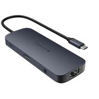 Hyper | HyperDrive EcoSmart Gen.2 Universal USB-C 10-in-1 Hub with 140 W PD3.1 Power Pass-thru | Ethernet LAN (RJ-45) ports 1