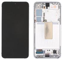 Ekranas tinkantis Samsung S911 S23 5G su lietimui jautriu stikliuku ir rėmeliu Lime (service pack)