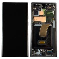 Ekranas tinkantis Samsung S918 S23 Ultra 5G su lietimui jautriu stikliuku ir rėmeliu Green (service pack)