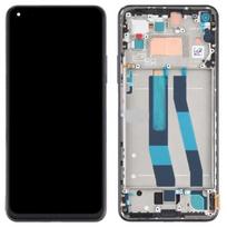 Ekranas tinkantis Xiaomi Mi 11 Lite 4G/Mi 11 Lite 5G/11 Lite 5G NE su lietimui jautriu stikliuku ir rėmeliu Black