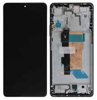 Ekranas tinkantis Xiaomi Poco F5 5G su lietimui jautriu stikliuku ir rėmeliu Black (service pack)