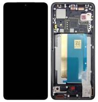 Ekranas tinkantis Xiaomi Poco F6 Pro su lietimui jautriu stikliuku ir rėmeliu Black (service pack)