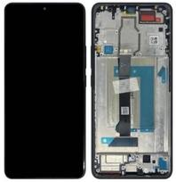 Ekranas tinkantis Xiaomi Poco F6 su lietimui jautriu stikliuku ir rėmeliu Black (service pack)