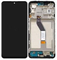 Ekranas tinkantis Xiaomi Poco M4 Pro 5G/Redmi Note 11S 5G/Redmi Note 11T 5G su lietimui jautriu stikliuku ir rėmeliu Black