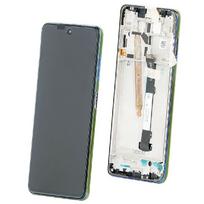 Ekranas tinkantis Xiaomi Poco X3 Pro/X3/X3 NFC su lietimui jautriu stikliuku ir rėmeliu Frost Blue (service pack)