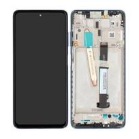 Ekranas tinkantis Xiaomi Poco X3 Pro/X3/X3 NFC su lietimui jautriu stikliuku ir rėmeliu Frost Blue