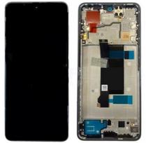 Ekranas tinkantis Xiaomi Poco X6 5G su lietimui jautriu stikliuku ir rėmeliu Black (compatible with Redmi Note 13 Pro 5G) (servi
