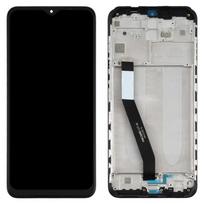 Ekranas tinkantis Xiaomi Redmi 9 su lietimui jautriu stikliuku ir rėmeliu Black