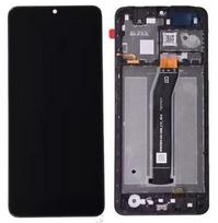 Ekranas tinkantis Xiaomi Redmi A3 su lietimui jautriu stikliuku ir rėmeliu Black (service pack)