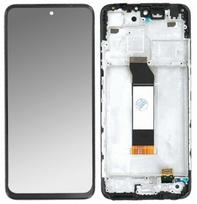 Ekranas tinkantis Xiaomi Redmi Note 10 5G/Redmi Note 10T 5G/Poco M3 Pro 5G su lietimui jautriu stikliuku ir rėmeliu Black