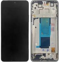 Ekranas tinkantis Xiaomi Redmi Note 11 Pro+ 5G su lietimui jautriu stikliuku ir rėmeliu Graphite Grey OLED
