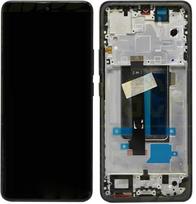 Ekranas tinkantis Xiaomi Redmi Note 13 Pro+ 5G su lietimui jautriu stikliuku ir rėmeliu Midnight Black (service pack)