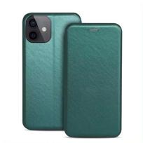 Dėklas Book Elegance Samsung G990 S21 FE 5G tamsiai žalias
