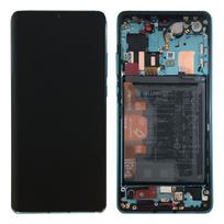 Ekranas tinkantis Huawei P30 PRO su lietimui jautriu stikliuku ir rėmeliu ir baterija Aurora (used Grade A)