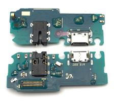Lanksčioji jungtis Samsung A125 A12 2020/M127 M12 2021 su įkrovimo kontaktu, mikrofonu, ausinių lizdu originali (service pack)