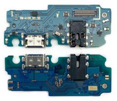 Lanksčioji jungtis Samsung A136 A13 5G su įkrovimo kontaktu, mikrofonu, ausinių lizdu originali (service pack)