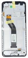 Ekranas tinkantis Xiaomi Redmi 14C 4G/Poco C75 su lietimui jautriu stikliuku ir rėmeliu Black (service pack)
