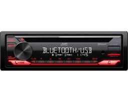 JVC, KD-T822BT CD/USB MP3/WMA automagnetola su AUX įėjimu