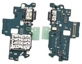 Lanksčioji jungtis Samsung A566 A56 5G su įkrovimo kontaktu, mikrofonu, SIM lizdu originali (service pack)