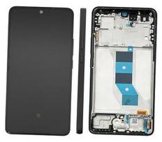 Ekranas tinkantis Xiaomi Redmi Note 14 5G su lietimui jautriu stikliuku ir rėmeliu Midnight Black (service pack)