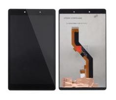 Ekranas tinkantis Samsung T290 Tab A 8.0 2019 su lietimui jautriu stikliuku ir rėmeliu Black (Refurbished)