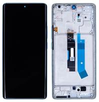 Ekranas tinkantis Xiaomi Redmi Note 14 Pro 4G su lietimui jautriu stikliuku ir rėmeliu Ocean Blue (service pack)