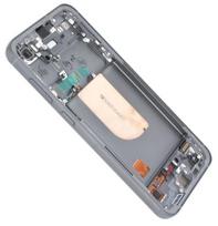 Ekranas tinkantis Samsung S711 S23 FE 5G su lietimui jautriu stikliuku ir rėmeliu Graphite (assembled service pack)