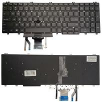 Klaviatūra DELL Latitude 5500, su pašvietimu ir „trackpoint“