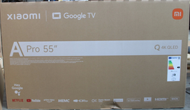 SALE OUT. SALE OUT. Xiaomi QLED TV A Pro 2026 | 55 | Smart TV | Google TV | 4K UHD | DAMAGED PACKAGING