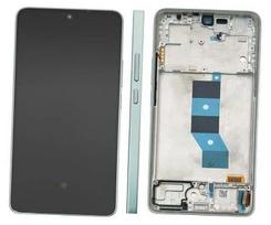 Ekranas tinkantis Xiaomi Redmi Note 14 5G su lietimui jautriu stikliuku ir rėmeliu Coral Green (service pack)