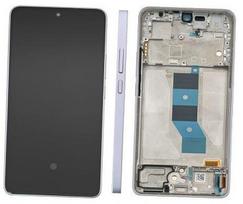Ekranas tinkantis Xiaomi Poco M7 Pro 5G su lietimui jautriu stikliuku ir rėmeliu Purple (service pack)