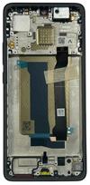 Ekranas tinkantis Xiaomi Poco X7 Pro 5G su lietimui jautriu stikliuku ir rėmeliu Black (service pack)