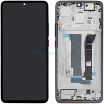 Ekranas tinkantis Xiaomi Poco X7 Pro 5G su lietimui jautriu stikliuku ir rėmeliu Black (RED power button, Iron Man Edition) (ser