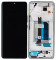 Ekranas tinkantis Xiaomi Redmi Note 14 Pro+ 5G su lietimui jautriu stikliuku ir rėmeliu Frost Blue (service pack)