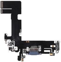 Lanksčioji jungtis skirta iPhone 13 įkrovimo kontaktų, su mikrofonu Blue originali (used Grade A)