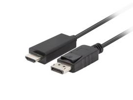 Kabelis Displayport - HDMI 3m Lanberg CA-DPHD-11CC-0030-BK