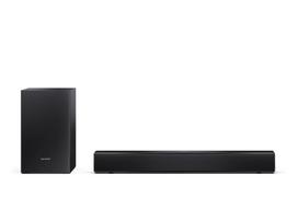 Sharp Compact 2.1 Soundbar with Wireless Subwoofer | HT-SBW121 | 240 W | Bluetooth | Wireless connection | Black