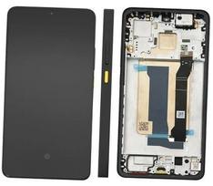 Ekranas tinkantis Xiaomi Poco X7 Pro 5G su lietimui jautriu stikliuku ir rėmeliu Yellow (service pack)