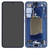 Ekranas tinkantis Samsung S931 S25 su lietimui jautriu stikliuku ir rėmeliu Navy (used Grade C)