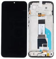 Ekranas tinkantis Xiaomi Redmi 15C 4G (Global)/Poco C85 4G (Global) su lietimui jautriu stikliuku ir rėmeliu Black (service pack